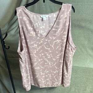 Nine West Pink Sleeveless Top